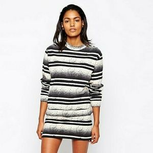 NWT Won Hundred Mini Skirt in Abstract Stripe (XS)